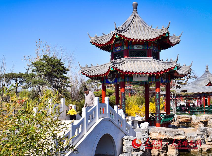 春天的雄安郊野公園，春和景明。人民網(wǎng)宋燁文攝